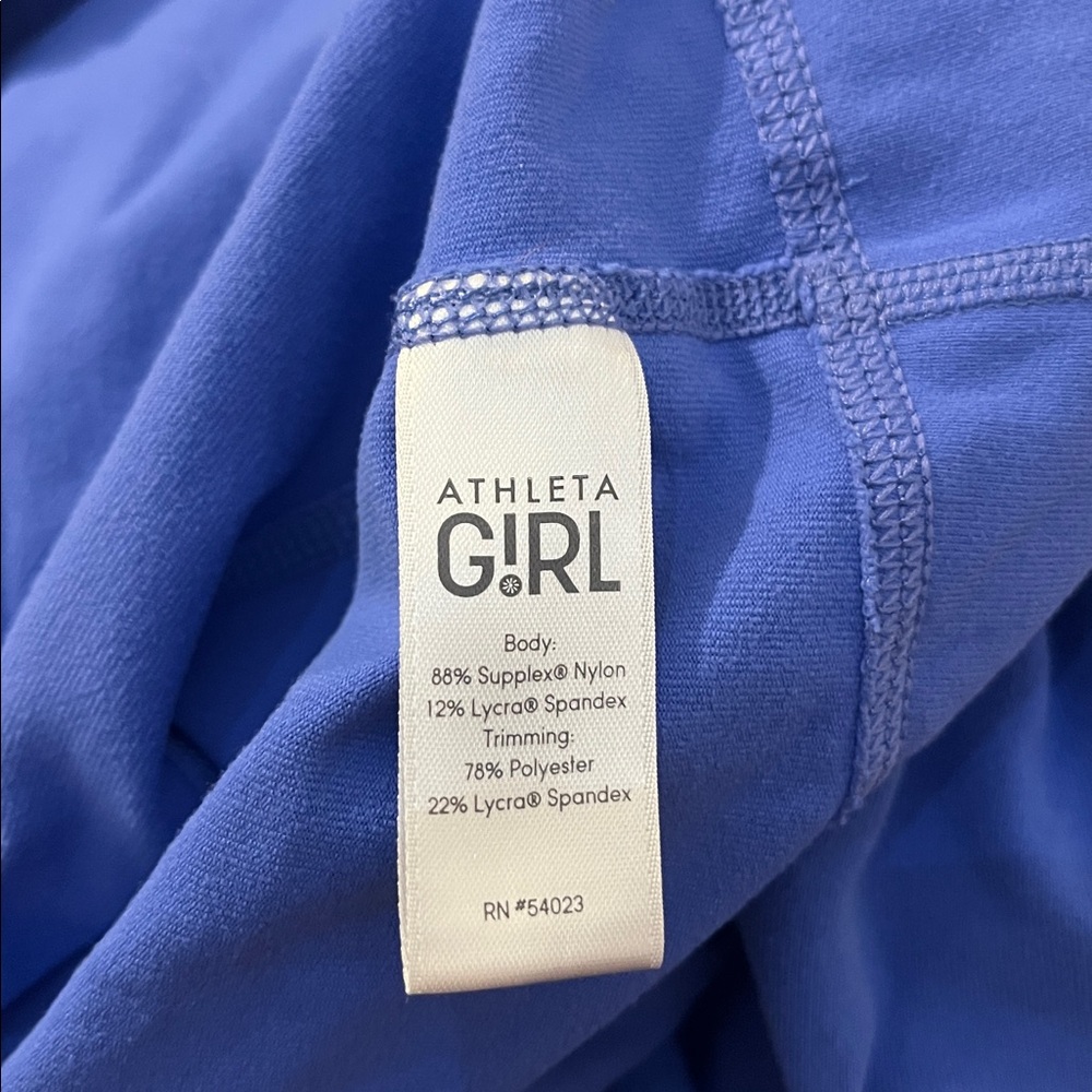 Athleta Girl Periwinkle and Aqua Striped Jacket - Picture 8 of 9